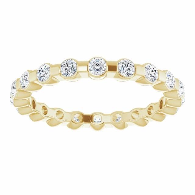 0.66 ct. Bar Set Round Diamond Eternity Band