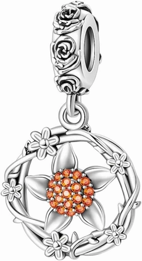 100% 925 Sterling Silver Red Bow Telephone Retro Pocket Watch Charms Beads Fit Qikaola 925 Original Bracelets DIY Jewelry