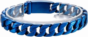 12Mm Big Wide Heavy Chain Link Bracelet For Men His Punk Black 316L Stainless Steel Bracelet Motorcycle Rider Jewelry