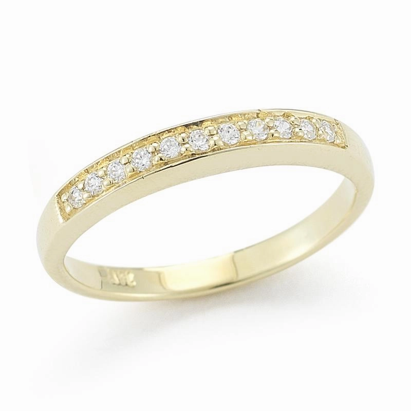 14K-P GALLERY RING, 0.25CT