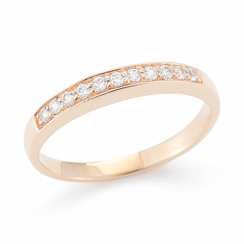 14K-P GALLERY RING, 0.25CT