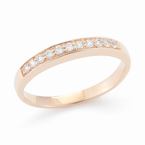 14K-P GALLERY RING, 0.25CT
