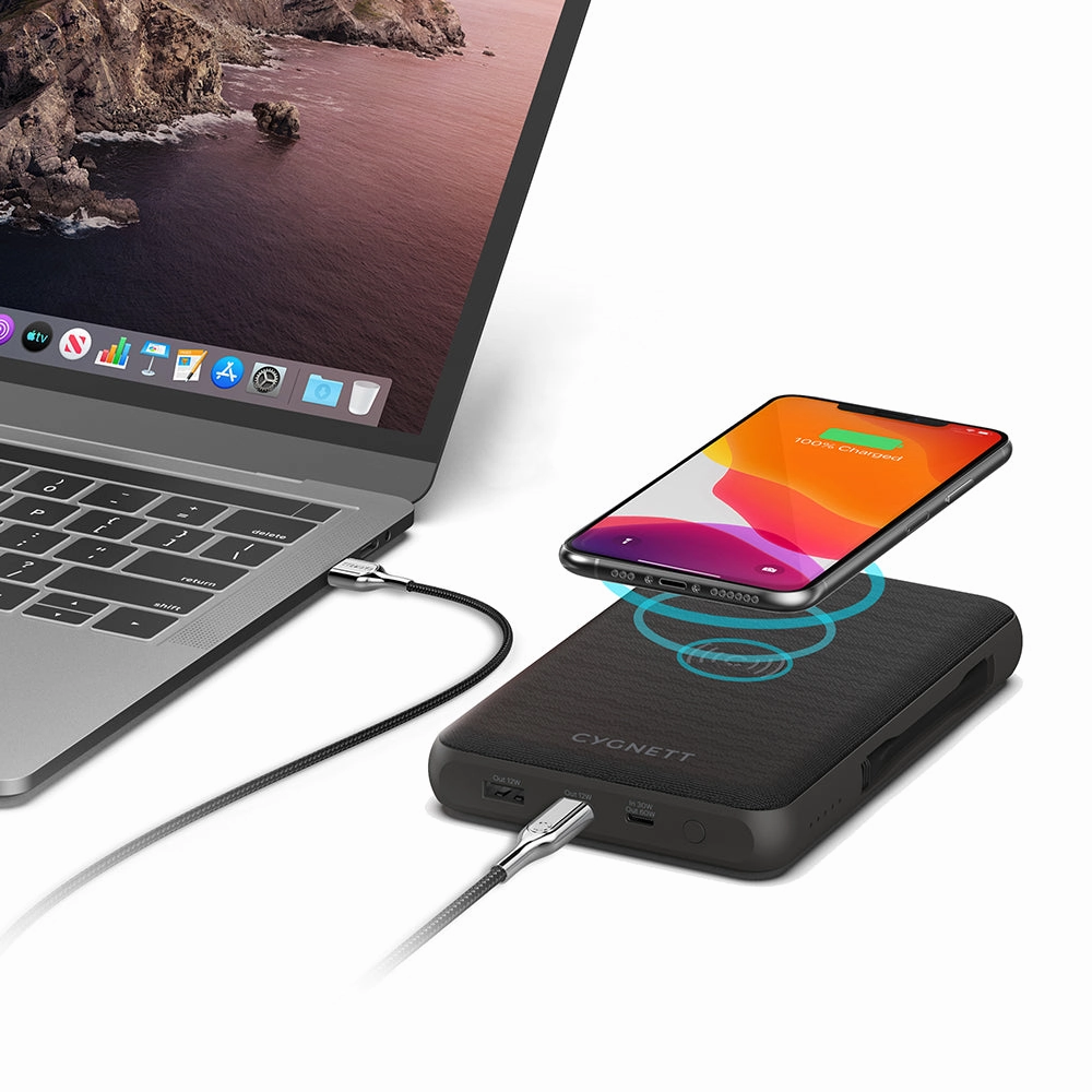 27,000 mAh USB-C Laptop and Wireless Power Bank