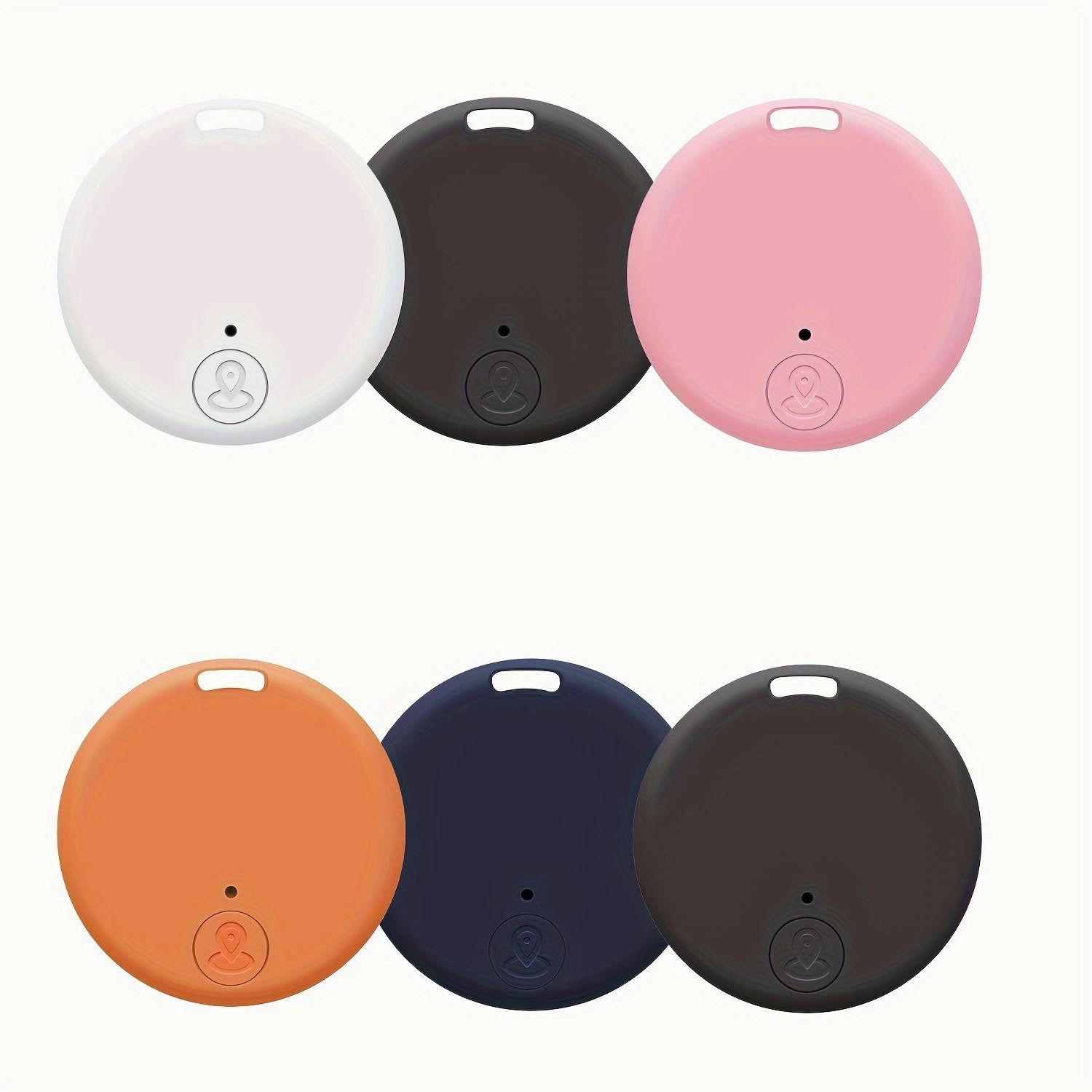 2/6Pcs Smart Car Tracker - Mini GPS Tracker, Wireless Key Finder, Pet Anti-lost Alarm, App Control for Phone, Wallet, Keychain, Luggage