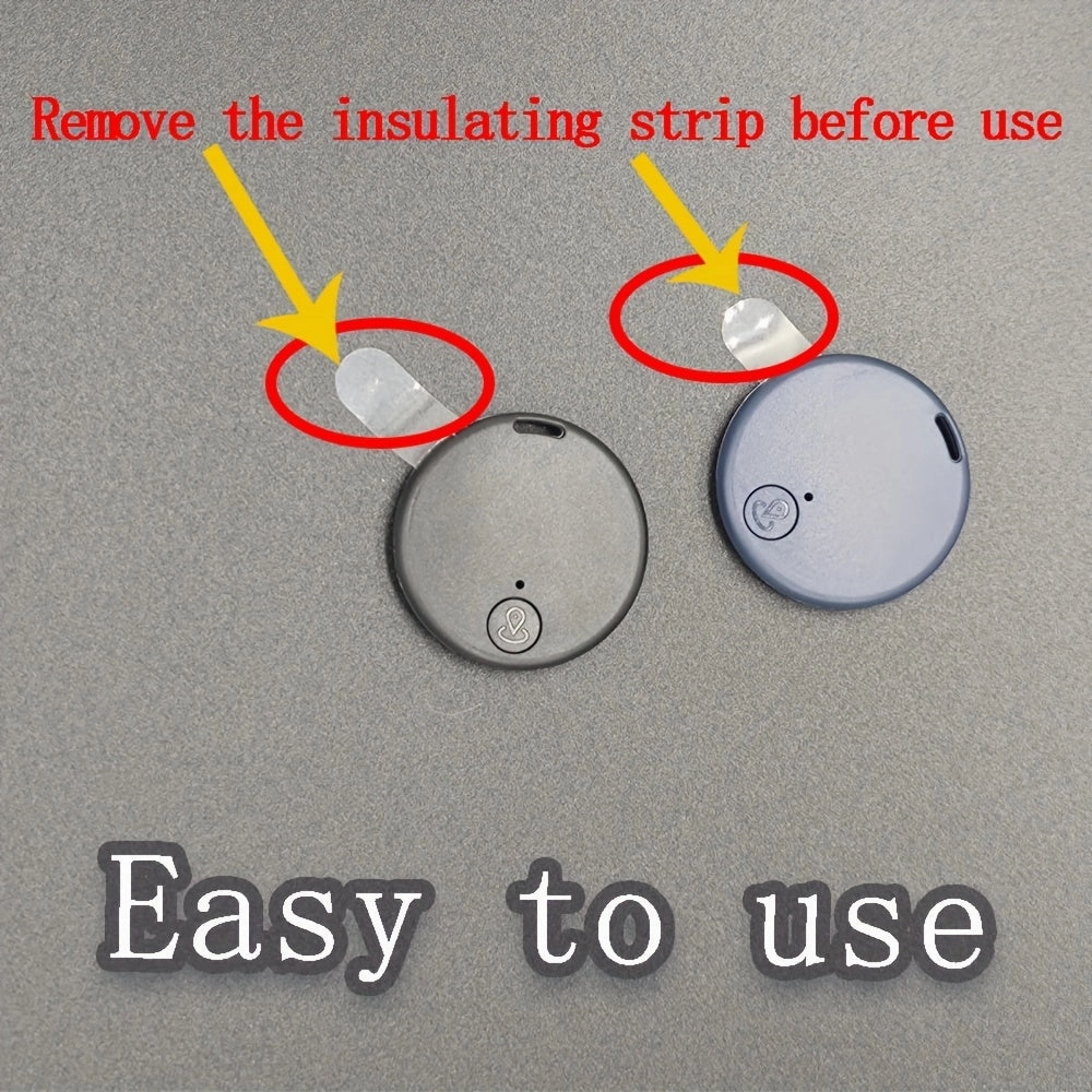 2/6Pcs Smart Car Tracker - Mini GPS Tracker, Wireless Key Finder, Pet Anti-lost Alarm, App Control for Phone, Wallet, Keychain, Luggage