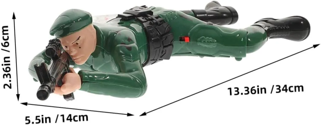 2pcs Electric Crawling Army Soldier Interactive Parent Fun Engaging Playtime Figures Designed for Physical Development for Boys