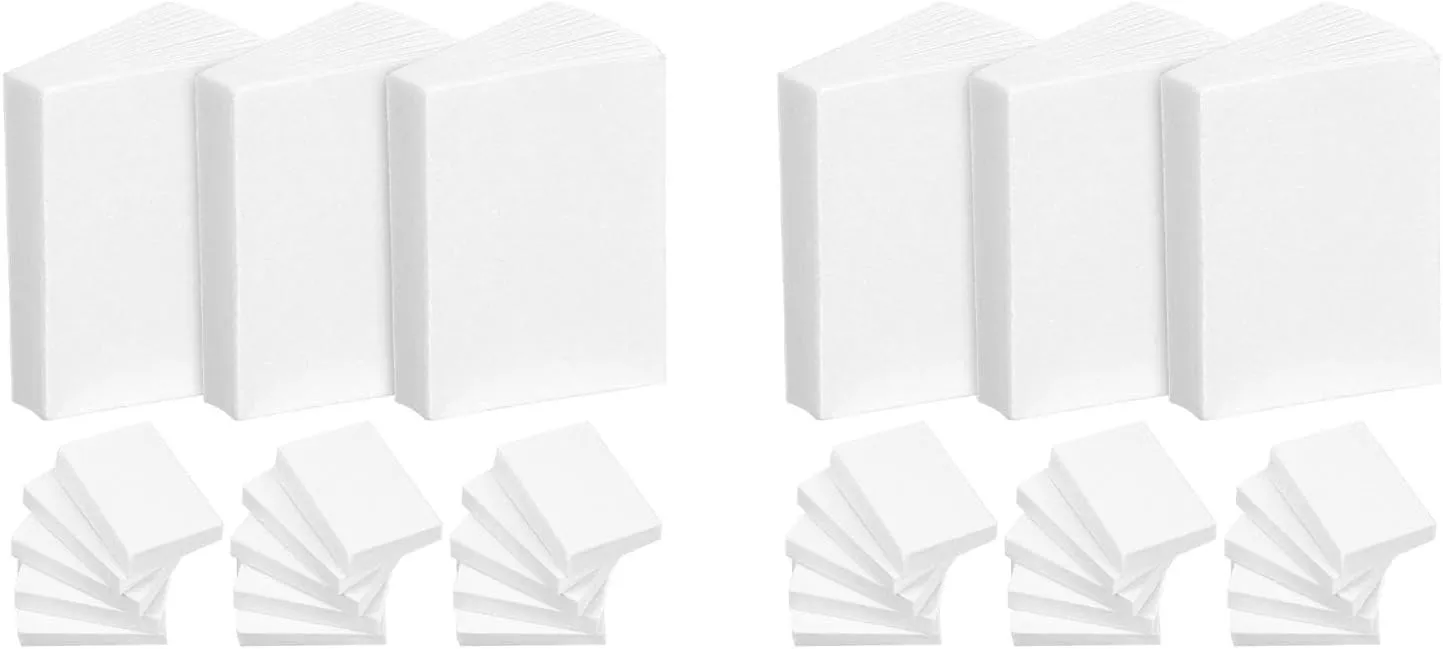 2sets 1:12 Scale Miniature Dollhouse Books Blank Mini Books for Dollhouse Bookshelf Tiny Collection 100pcs*2