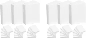 2sets 1:12 Scale Miniature Dollhouse Books Blank Mini Books for Dollhouse Bookshelf Tiny Collection 100pcs*2