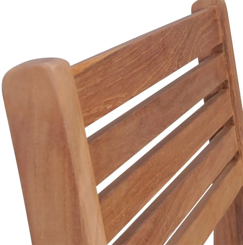 4-Piece Patio Chairs with Anthracite Cushions Solid Teak Wood Outdoor Furniture for Patio Garden Backyard Porch