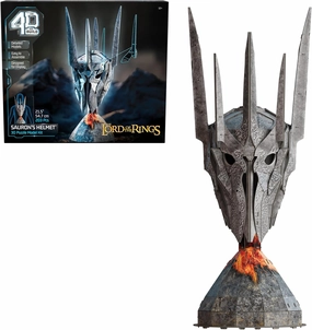 4D Build, Lord of The Rings Sauron Helmet 3D Model Kit, Lord of The Rings Collectibles & Desk Décor, Adult Puzzle, Building Toys, 3D Puzzles for Adults & Teens, 203 Pieces, for Ages 12 & Up