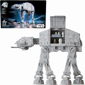 4D Build, Star Wars Imperial at-at 3D Model Kit, Star Wars Collectibles & Desk Decor, Adult Puzzle, Building Toys, 3D Puzzles for Adults & Teens, 238 Pieces, for Ages 12 & Up