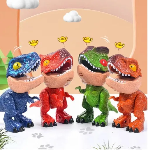 5-in-1 Dinosaur Stationery Set Eraser Ruler Pencil Sharpener Binding Machine For Students School Supplies Stationery Set Gift