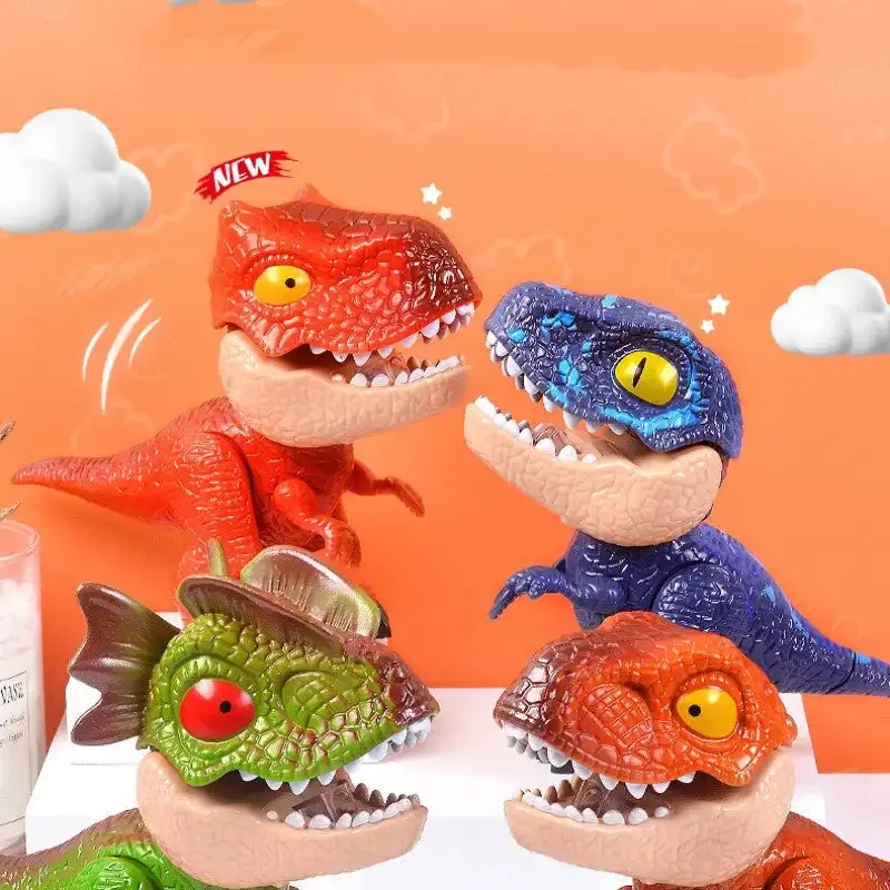 5-in-1 Dinosaur Stationery Set Eraser Ruler Pencil Sharpener Binding Machine For Students School Supplies Stationery Set Gift