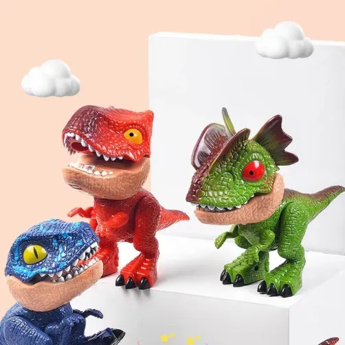 5-in-1 Dinosaur Stationery Set Eraser Ruler Pencil Sharpener Binding Machine For Students School Supplies Stationery Set Gift