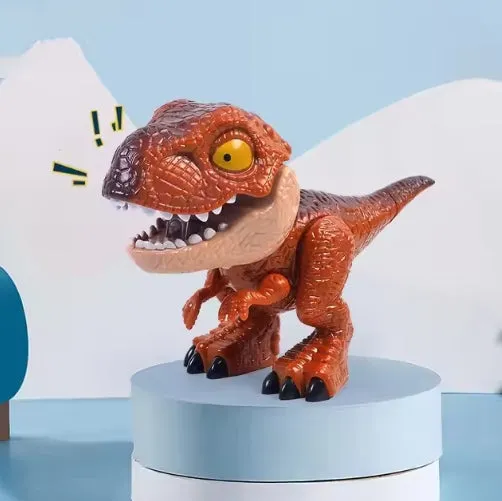 5-in-1 Dinosaur Stationery Set Eraser Ruler Pencil Sharpener Binding Machine For Students School Supplies Stationery Set Gift