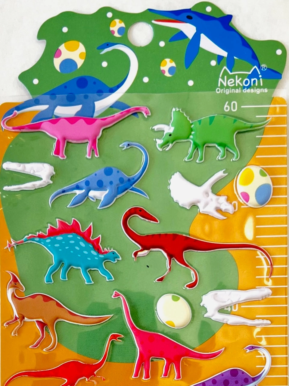 50970 DINOSAUR PUFFY STICKERS-10