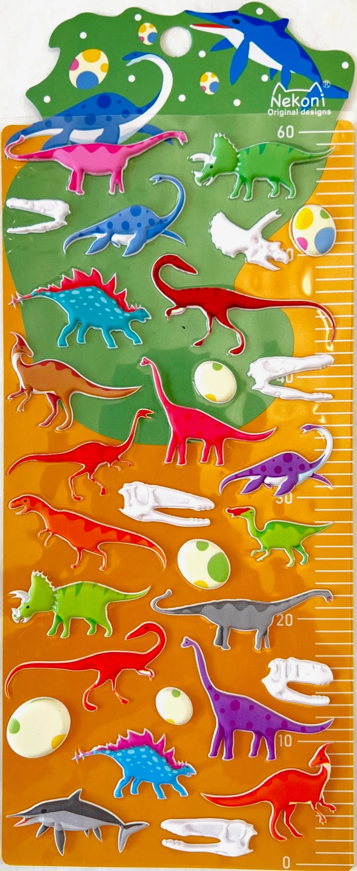 50970 DINOSAUR PUFFY STICKERS-10