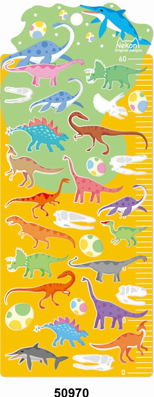 50970 DINOSAUR PUFFY STICKERS-10