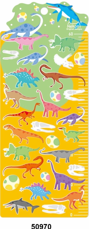 50970 DINOSAUR PUFFY STICKERS-10