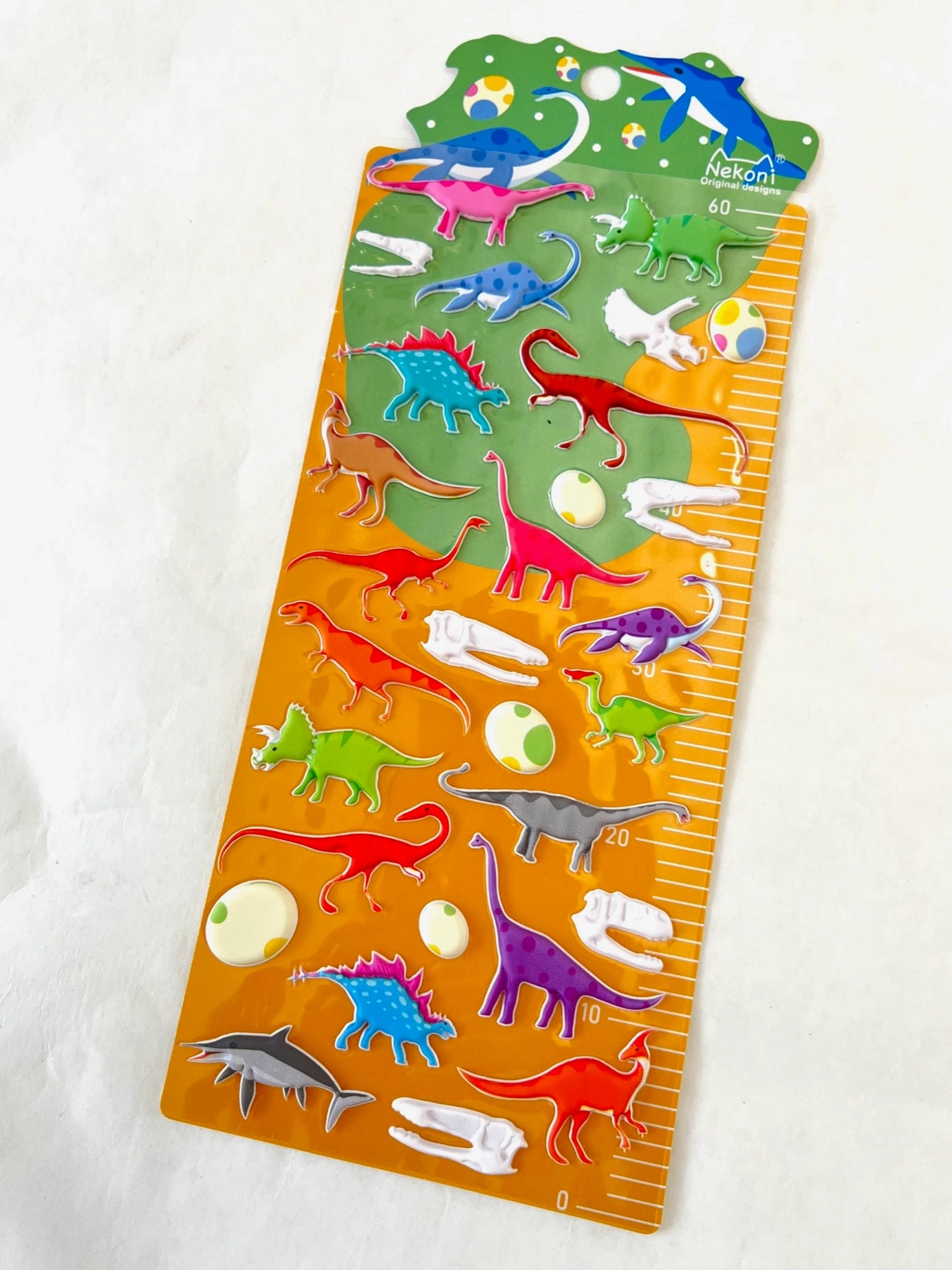50970 DINOSAUR PUFFY STICKERS-10