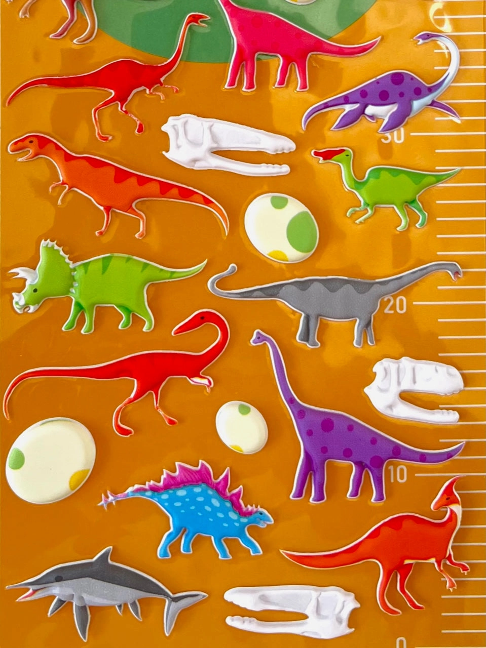 50970 DINOSAUR PUFFY STICKERS-10
