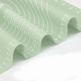 50x70 cm Grey Silicone Baking Mat Non-Stick Fondant Rolling Mat Silicone Kneading