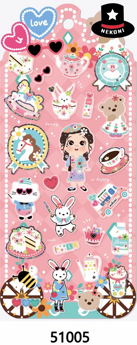 51005 TEA TIME STICKERS-10