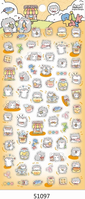 51097 HAMSTER PARTY STICKERS-10