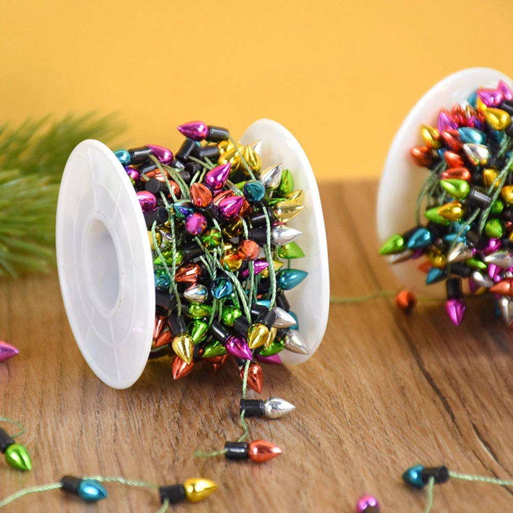 5M Colorful Bulbs String Garland Christmas Home Decorations Not LED