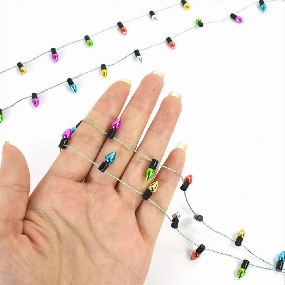 5M Colorful Bulbs String Garland Christmas Home Decorations Not LED