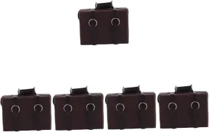 5pcs Miniature Luggage Mini Doll Suitcase Doll House Suitcase Miniature Luggage Box House Decor Accessory