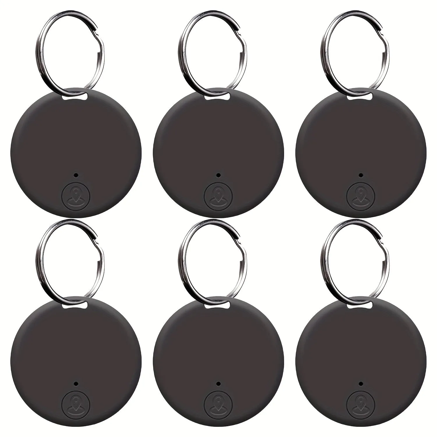 6pcs Smart Tracker Discs with 365-Day Battery Life - Wireless Anti-Loss Alarm for Keys, Wallet, Pets, Luggage - Compatible with iPad/iPhone/Android - No Monthly Fees, Smart Card Tracker