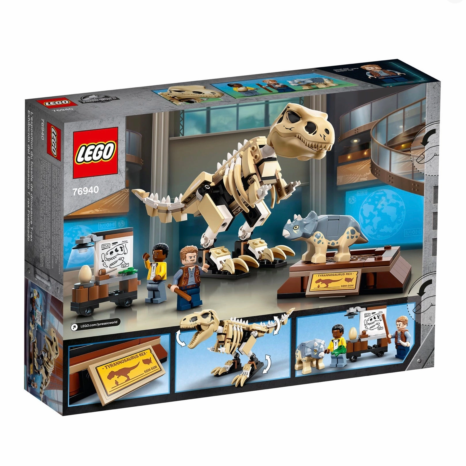 76940 Jurassic World T. rex Dinosaur Fossil Exhibition