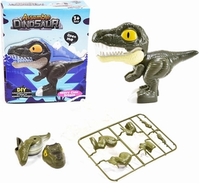 90534 – DIY Dinosaur T-Rex Green DIY Kit with Skeleton to Assemble