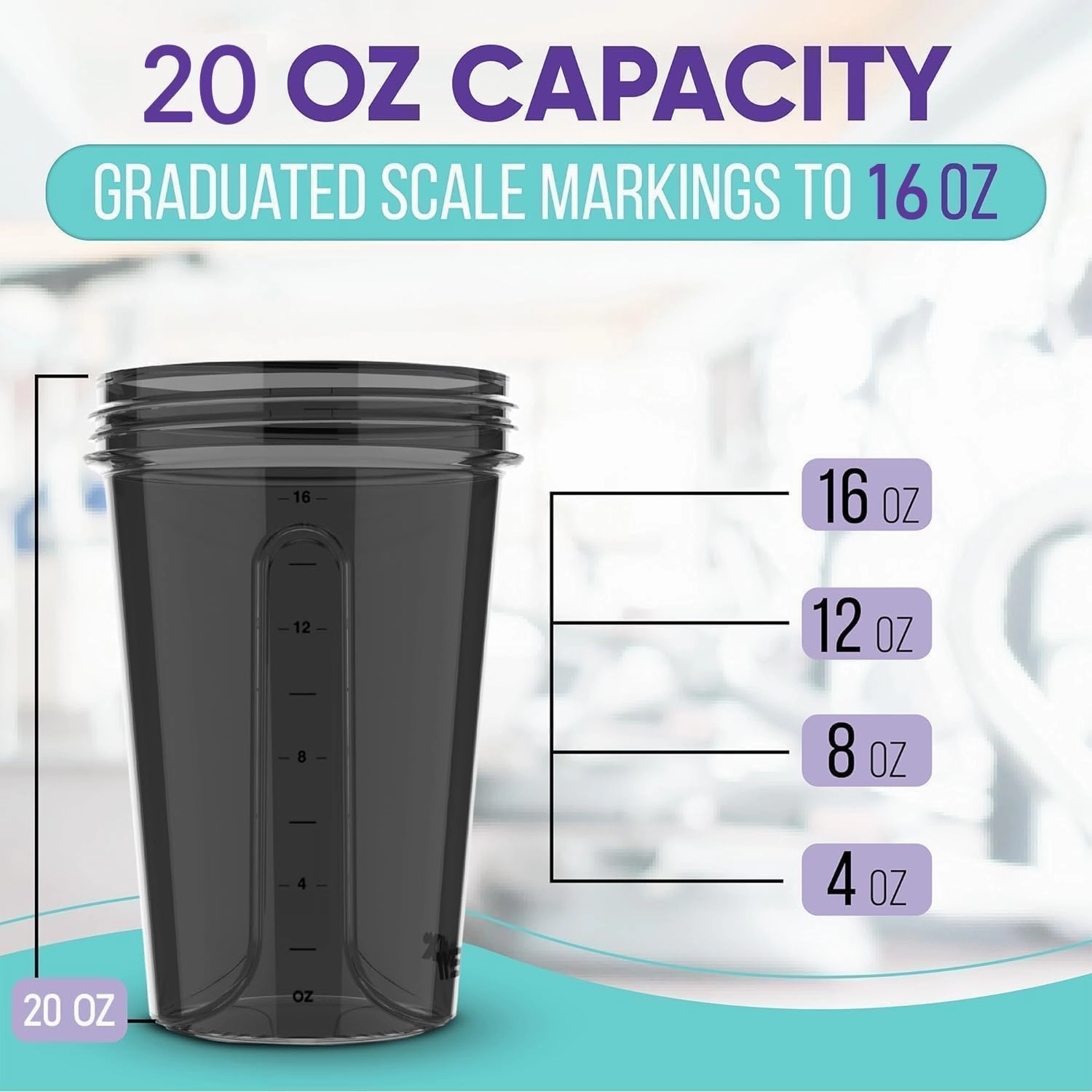 -2 Pack- 20 oz Protein Shaker Bottles for Protein Mixes - 2x Wire Whisk | Leak Proof Shaker Cups for Protein Shakes and Pre Workout | Protein Shaker Bottle Pack | Protein Mixer Cup(Torquise&Black)