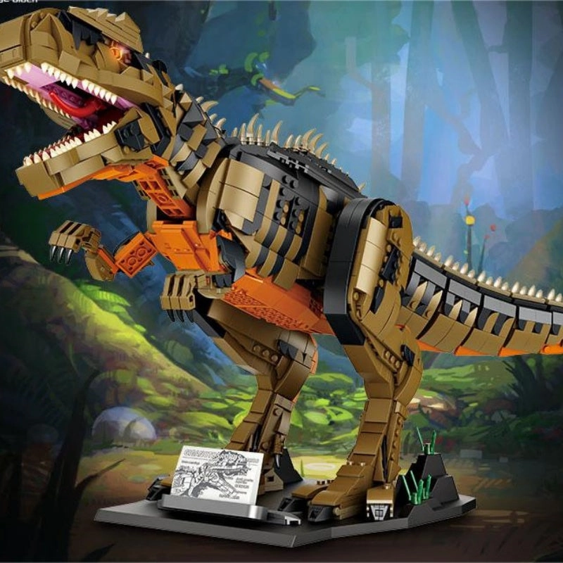 #352 Dinosaur Toy Building Set Movable Dinosaur Building Blocks