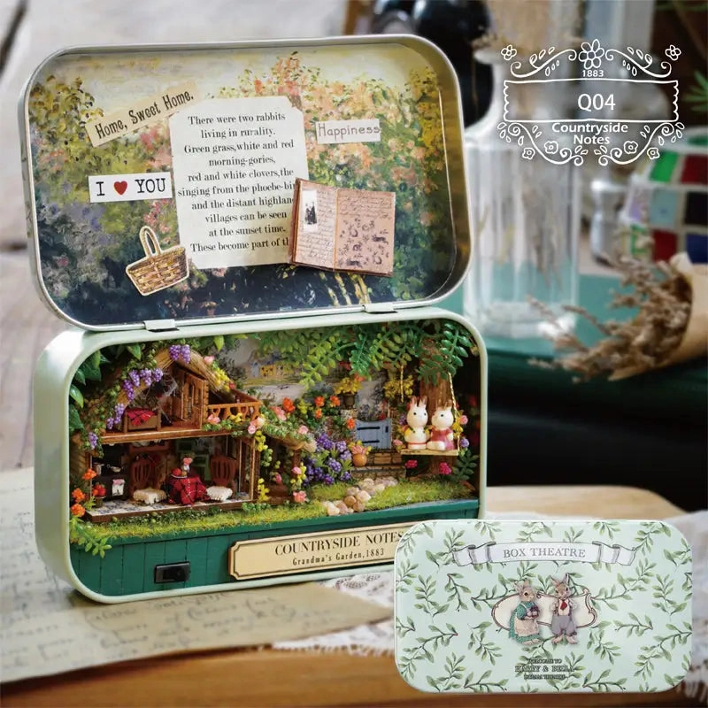 "Box Theater" Miniature Dollhouse Kit