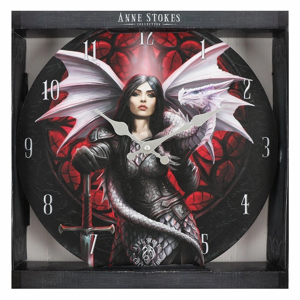 'Valour' Wall Clock - Anne Stokes