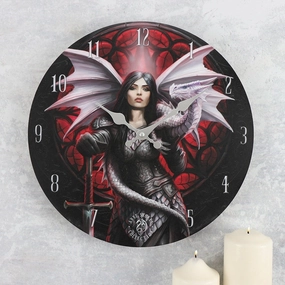 'Valour' Wall Clock - Anne Stokes