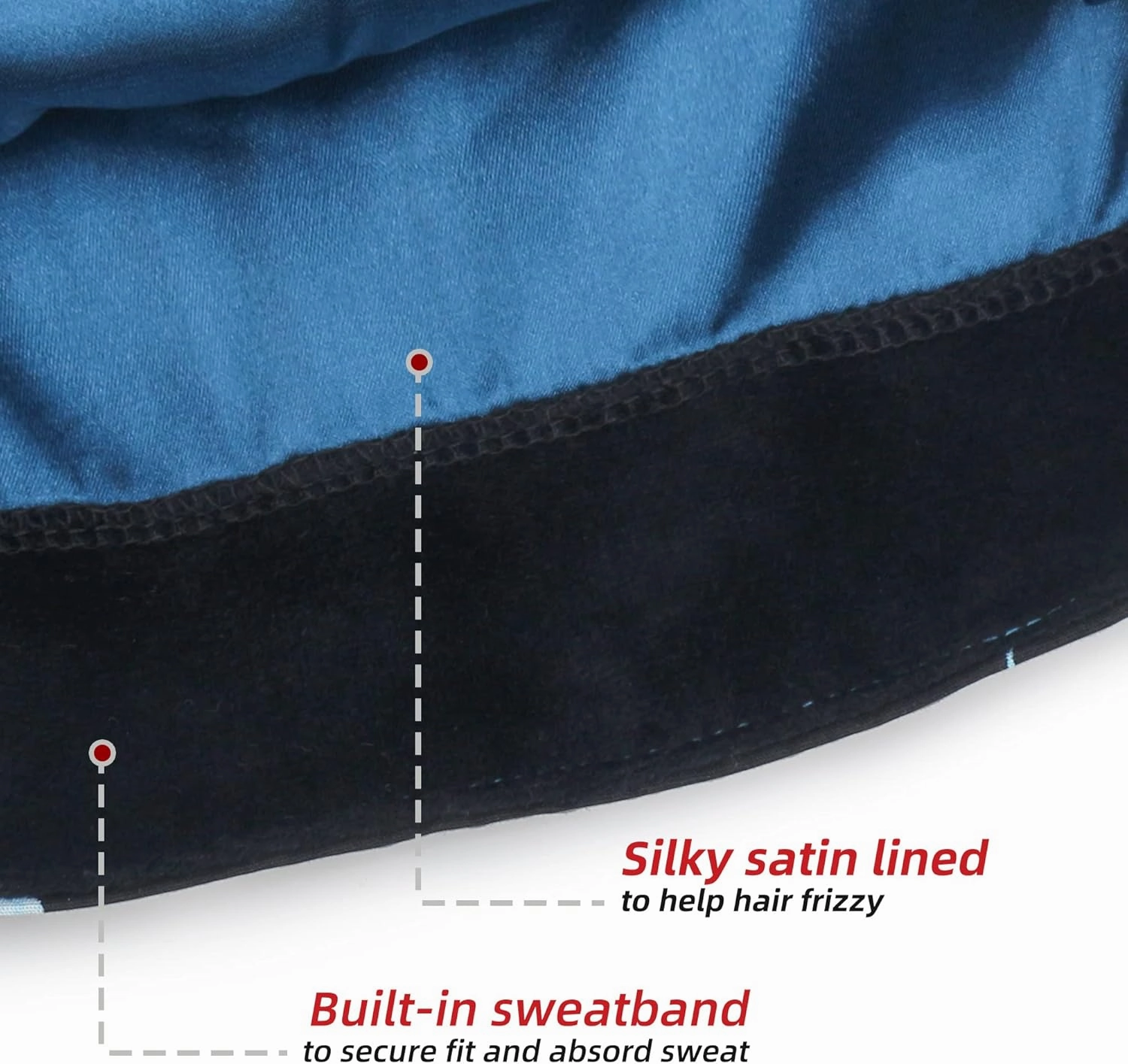 ABAMERICA Working Caps with Button and Sweatband, Adjustable Working Hats for Women Men, One Size(Tie Back or Toggle)