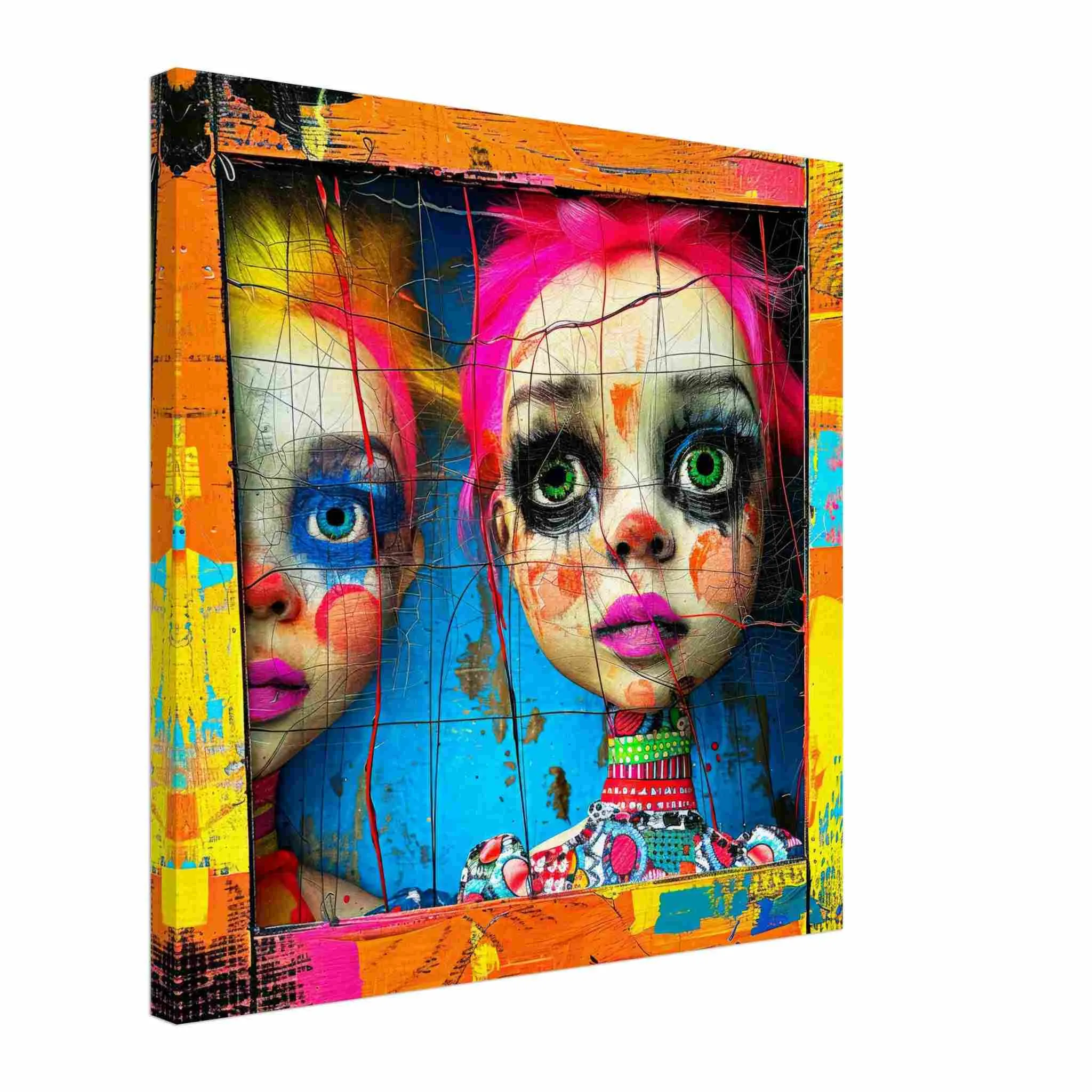 Abstract Dollhouse - Canvas Print