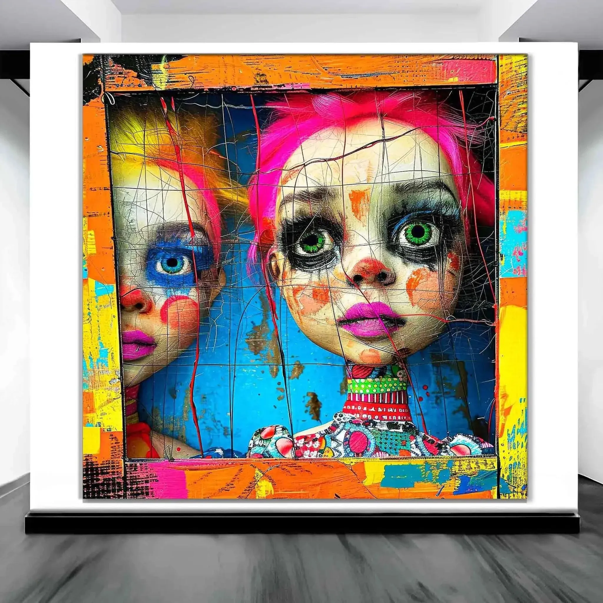 Abstract Dollhouse - Canvas Print