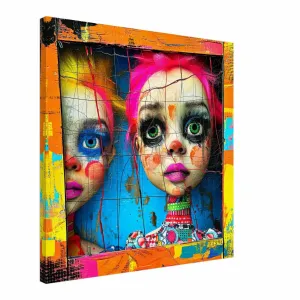 Abstract Dollhouse - Canvas Print