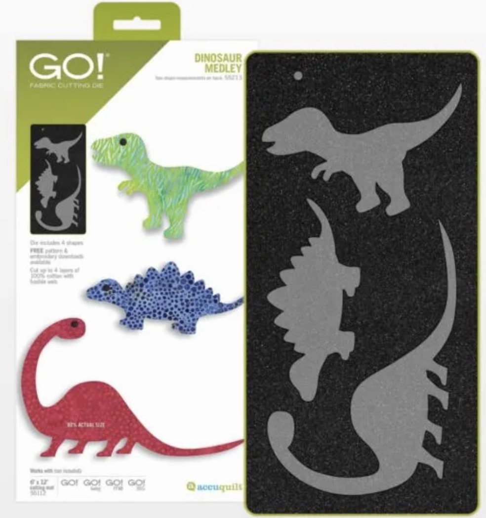 AccuQuilt GO! Dinosaurs Medley