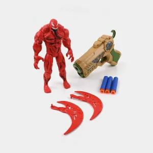 Action Figure Soft Bullet Blaster Play Set For Kids