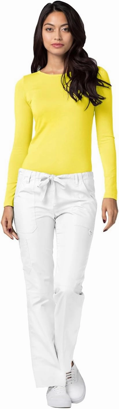 Adar Underscrubs for Women 3 Pack - Long Sleeve Underscrub Comfort Tee