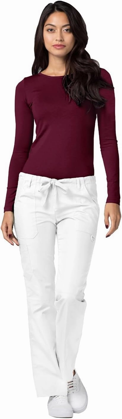 Adar Underscrubs for Women 3 Pack - Long Sleeve Underscrub Comfort Tee