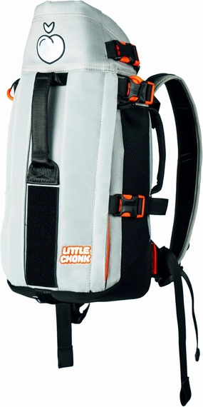 Adjustable Front-Facing Small Dog Backpack for Travel | Chonkcrete Gray