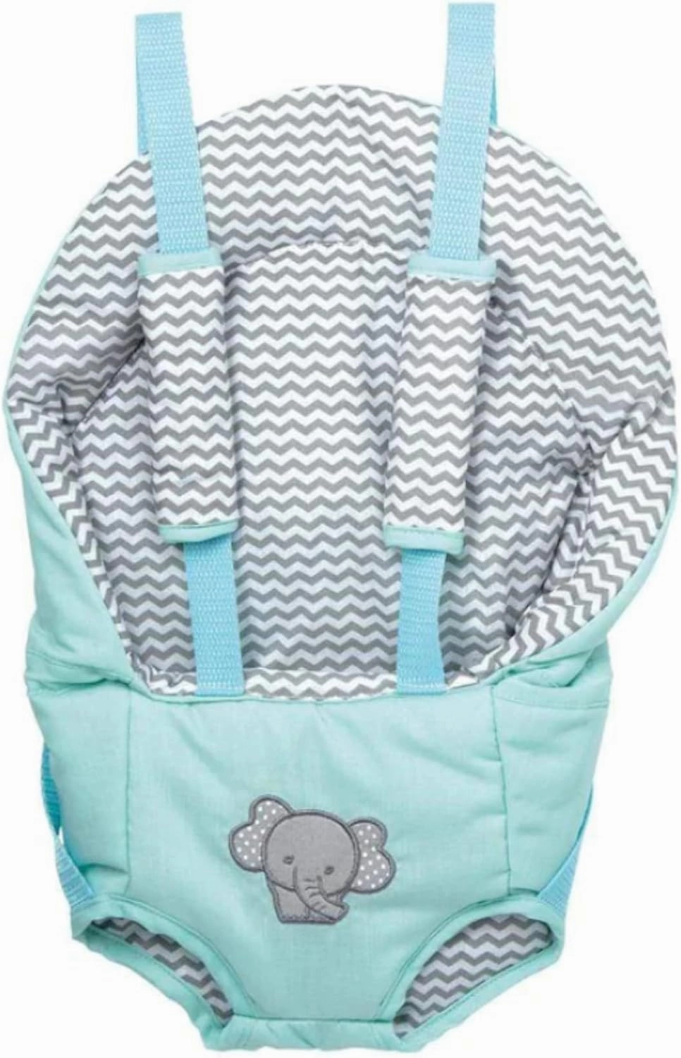 ADORA Baby Doll Carrier with Adjustable Straps and Machine Washable Material, Fits Dolls & Stuffed Animals Up to 20 inches, Birthday Gift for Ages 2  - Zig Zag