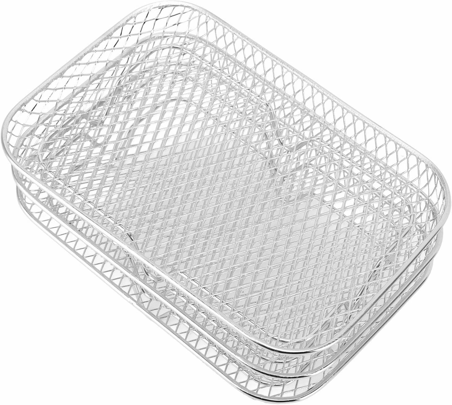 Air Fryer Rack, Cooling Rack Fryer Set Multi Layer Dehydrator Air Accessories Accessories (Rectangle (12 X 10 X 1.5cm / 4.72 X 3.94 X 0.59in))